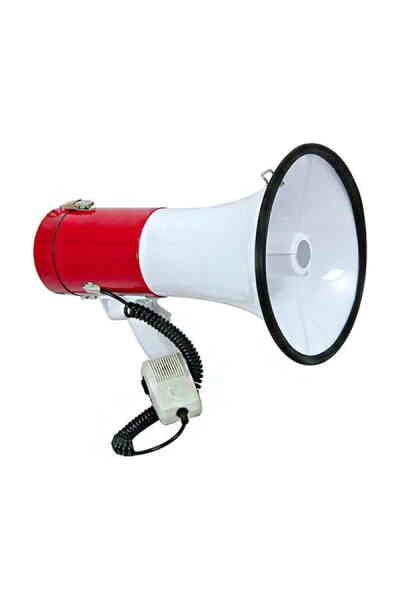 25 Watt Mayklı Megafon