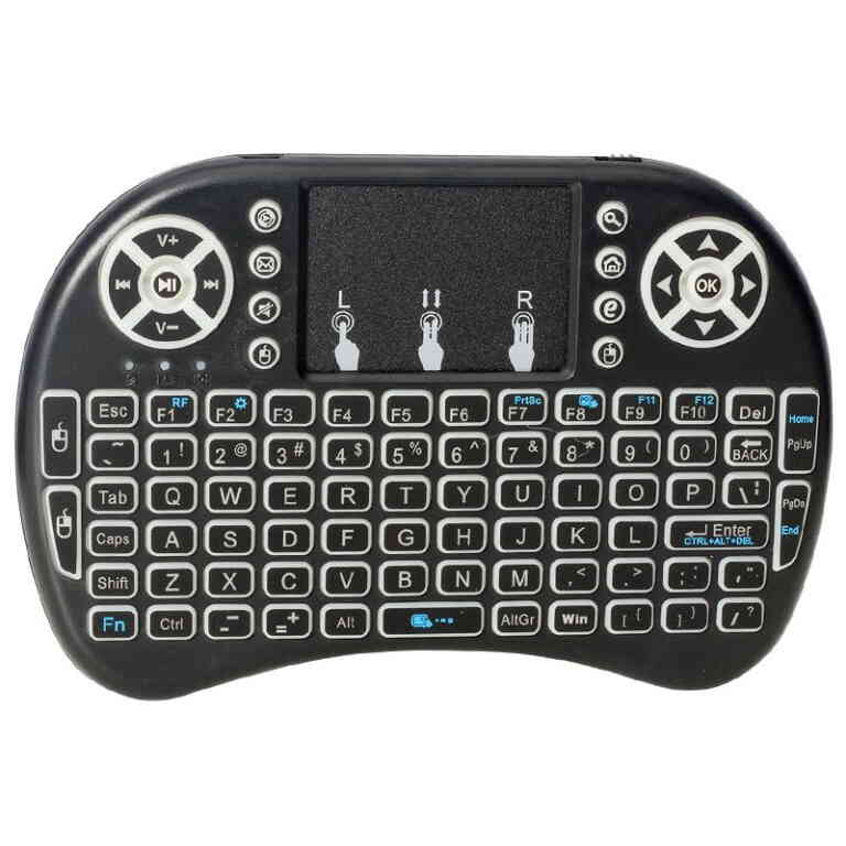 Hello HL-19485 Ledli Dokunmatik Kablosuz Mini Klavye