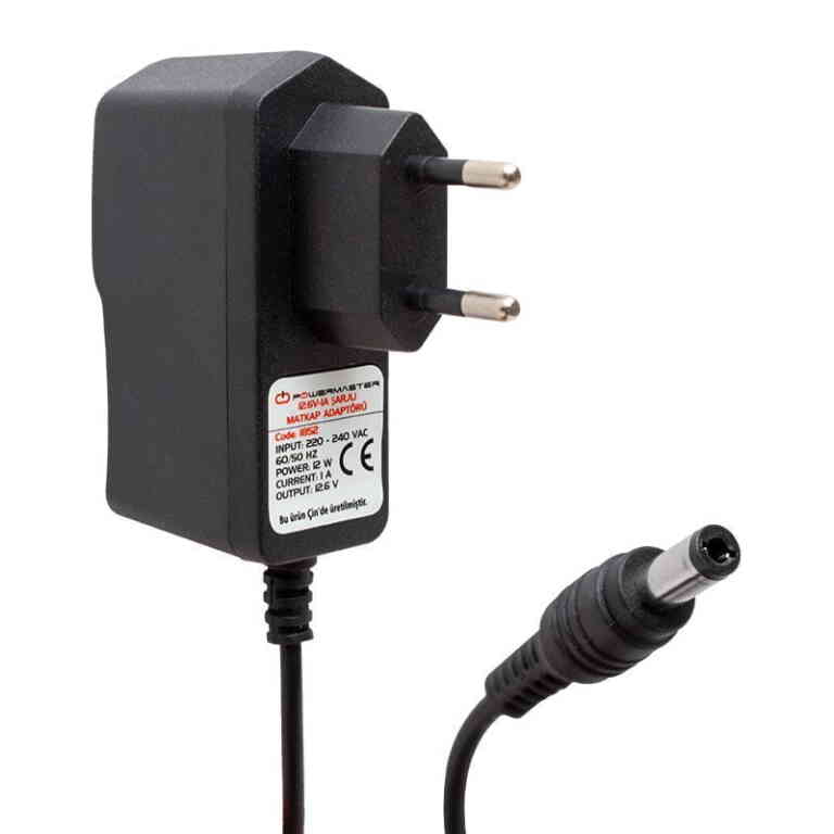 Powermaster 12.6V 1A Şarjlı Matkap Adaptörü