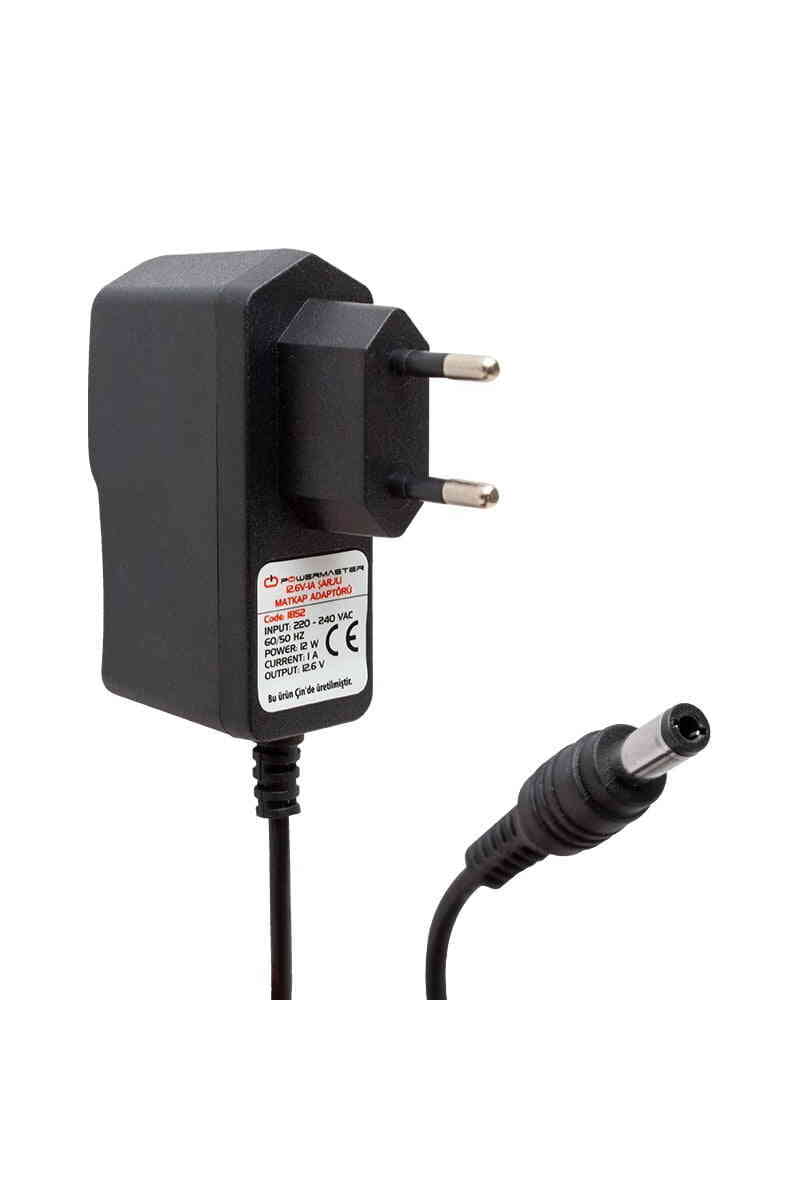 Powermaster 12.6V 1A Şarjlı Matkap Adaptörü