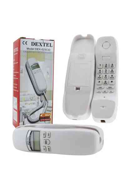 Dextel DEX-023CID Duvar Tipi Kablolu Ekranlı Telefon