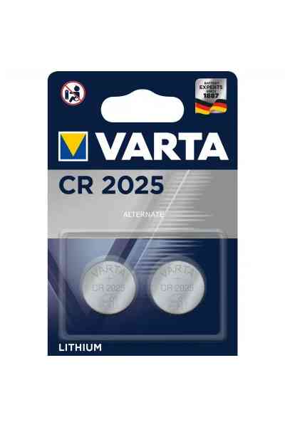 Varta CR 2025 3 Volt Lityum Pil 2'li