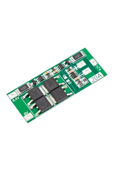 2S 20A 7.2V Bms Şarj Deşarj Koruma Kartı (8.4V Matkaplar İçin Kullanılır)