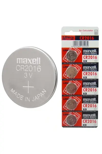 Maxell CR 2016 Lityum Pil 5'li Paket