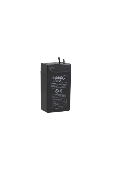 Akü 4v 1.0a Işildak Fener (3.5x6.2x2cm) Li̇ghtex Lt-41n