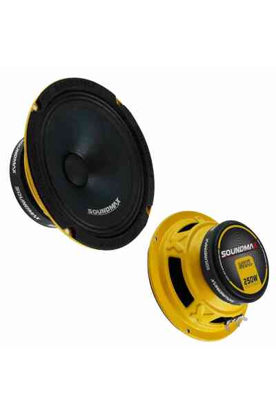 Oto Hoparlör Midrange 16cm 250w 2 Adet Soundmax Sx-m6xl