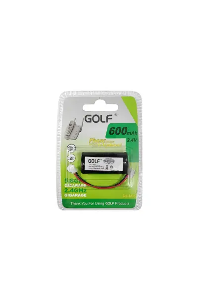 Telsi̇z Telefon Pi̇li̇ 2.4v 600mah Ni̇-mh Golf