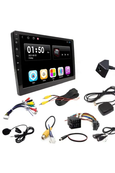 Multi̇medi̇a Double Teyp 10.1 Android 2 Ram 16 Rom Wifi/gps/bt/usb/aux/fm Kamerali Roadstar Rd-9700