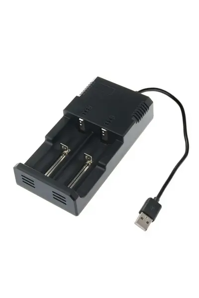 Pi̇l Şarj Aleti̇ İki̇li̇ Usb 600mah 18650/26650/16340/14500/aa/aaa Nari̇ta Hd-8863b