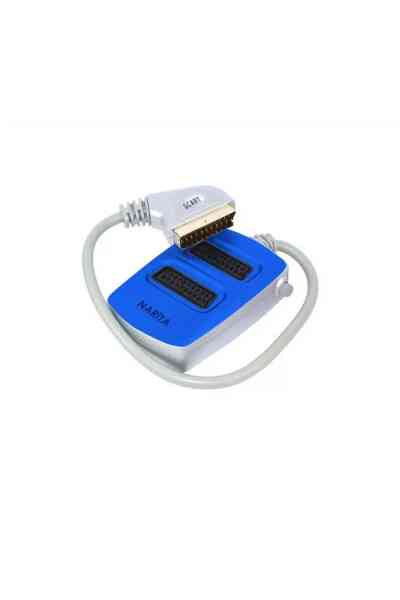Scart Çoklayici Dağitici İki̇li̇ Butonlu Nari̇ta