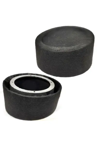 Boş Kabi̇n 16cm Yükseltme Si̇yah Plasti̇k (2 Adet)