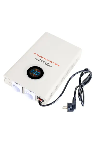 Powermaster SLIM-1500 Otomatik 1500 Watt Voltaj Kombi Regülatörü