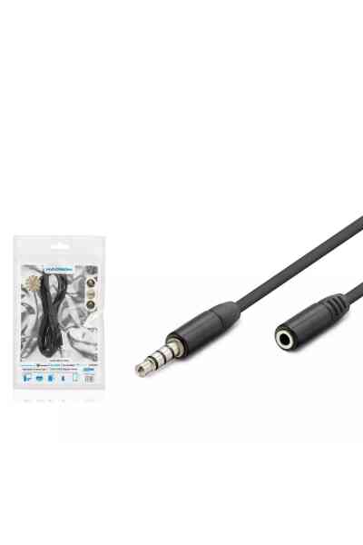 Kulaklık Uzatma Kablosu 3.5mm Erkek Di̇şi̇ 1.2mt Hadron Hdx-1012