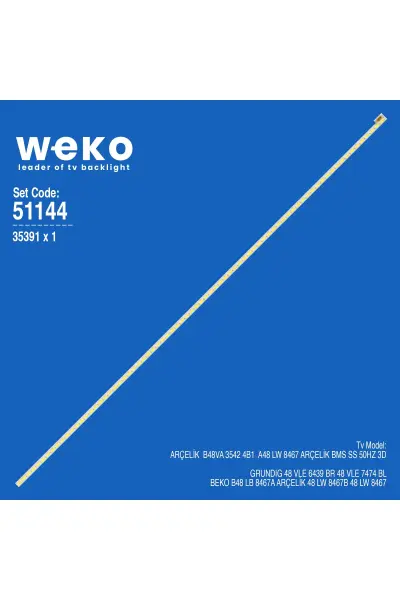 Arçelik A48LW8467 48'' 1 Adet Tv Led Bar