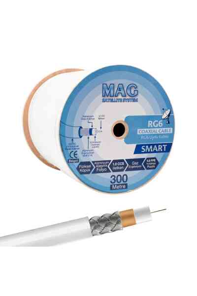 Mag Smart RG6-U4 Anten Kablosu 64 Tel 300 Metre