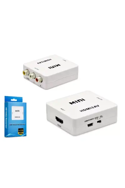 Hadron Hdx1281 Hd Video Convertor Hdmi (in) To Av (out) Beyaz