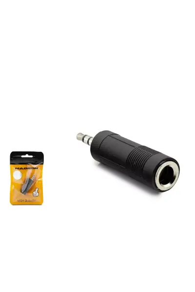 Hadron Hdx1331 Dc3.5 (m) To 6.5 (f) Adaptör Si̇yah