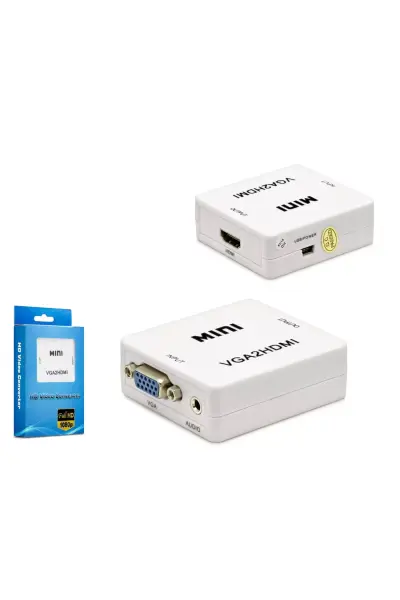 Hadron Hdx1283 Hd Video Convertor Vga (in) To Hdmi (out) Beyaz